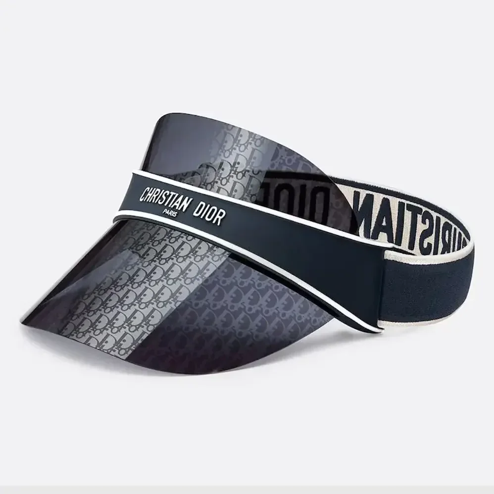 Dior DiorClub V1U Blue Dior Oblique Visor for Unisex