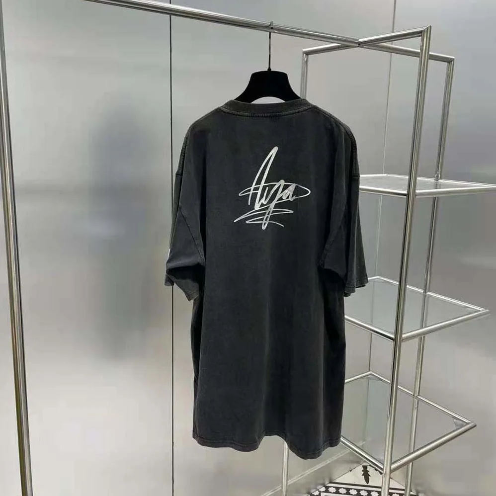Balenciaga Music Aya Nakamura Merch T-shirt Large Fit in Black for Women Balenciaga Music Aya Nakamura Merch T-shirt Large Fit in Black for Women