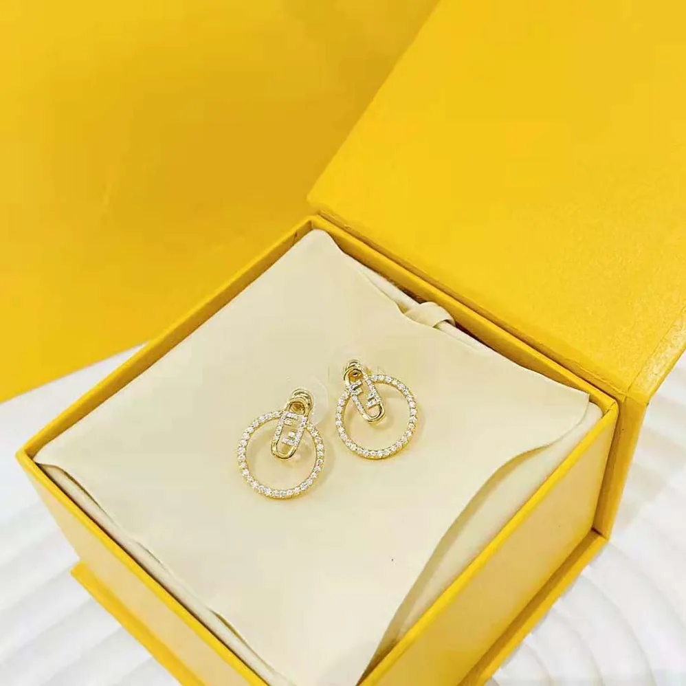 Fendi Hoop Earrings with Fendi O'Lock Motif for Women