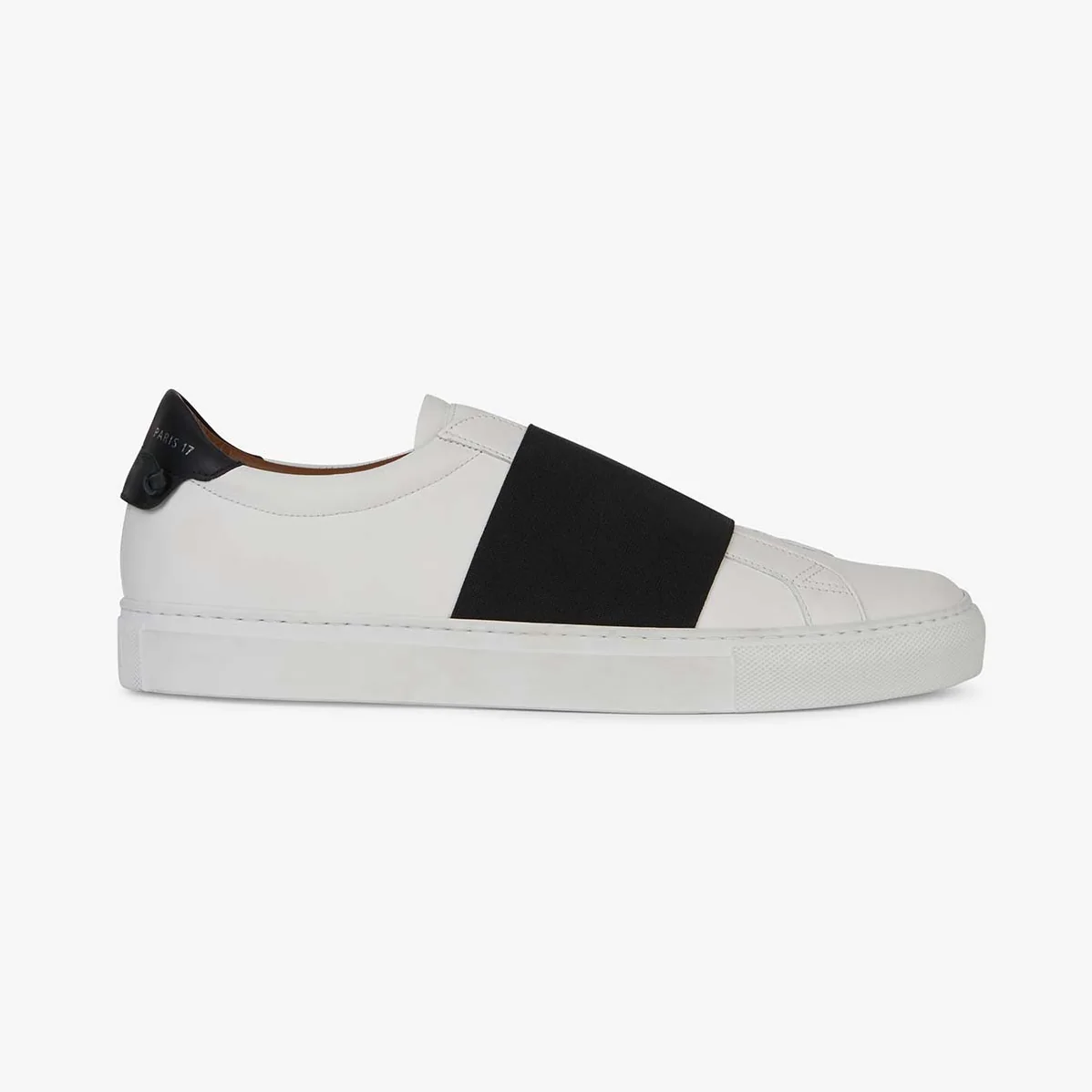 Givenchy Elastic Strap Sneakers in Leather Shoes White for Unisex Givenchy Elastic Strap Sneakers in Leather Shoes White for Unisex