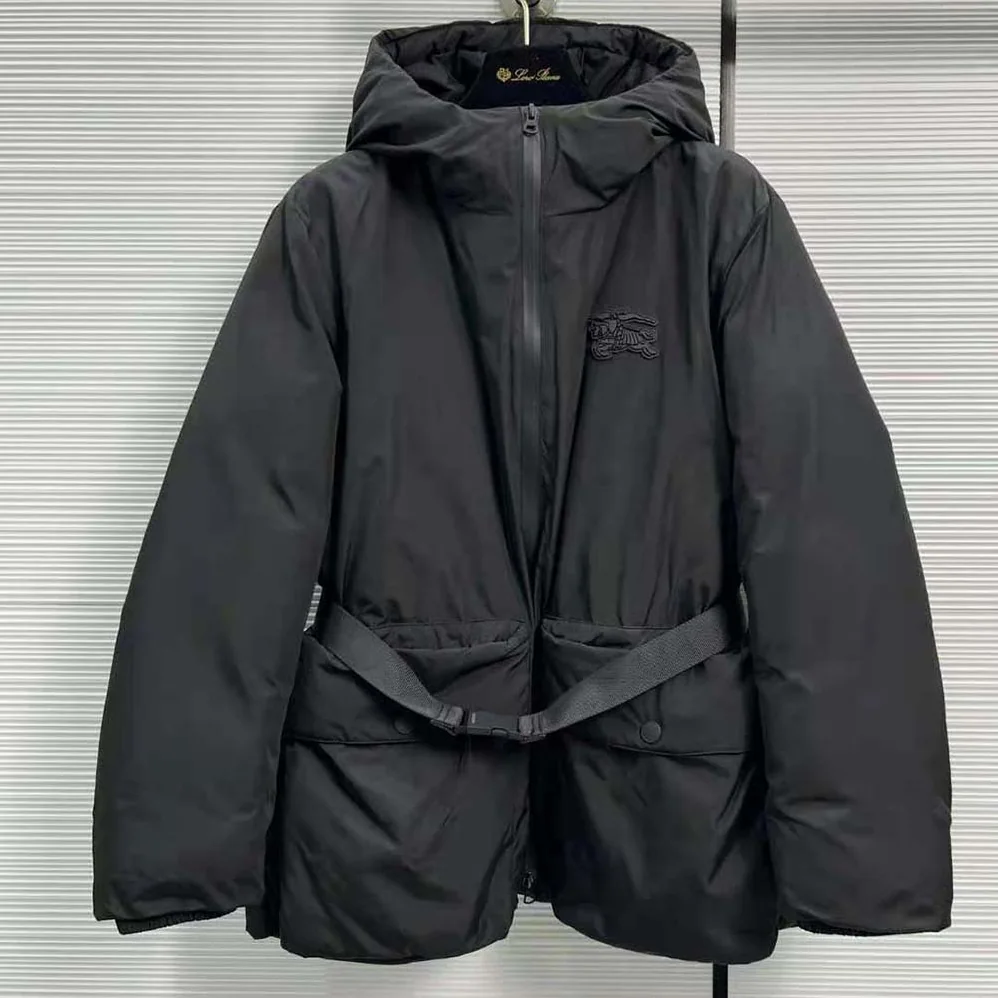 Burberry EKD Hooded Jacket for Men in Black