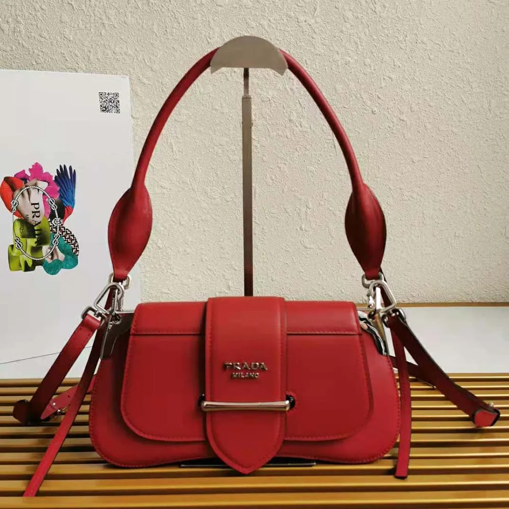 Prada Prada Sidonie Shoulder Bag for Women in Red