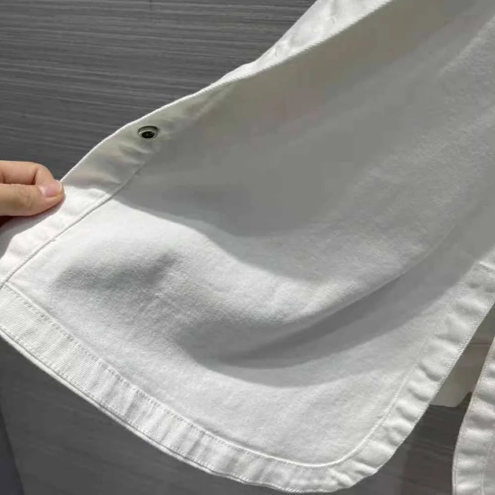Fendi Single-breasted Go-To White Denim Go for Women in To Jacket Fendi Single-breasted Go-To White Denim Go for Women in To Jacket