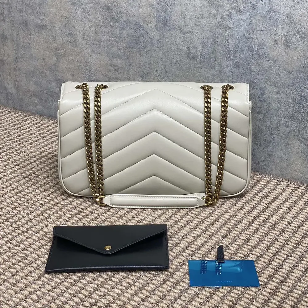Saint Laurent YSL Loulou Medium in Matelasse Lambskin for Women