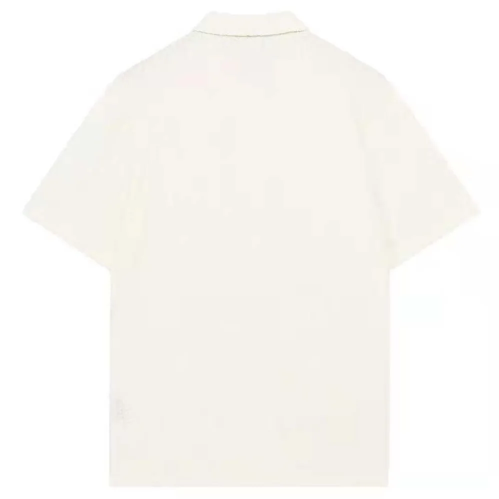 Dior Oversized Dior Oblique Polo Shirt White Terry Cotton Jacquard for Men