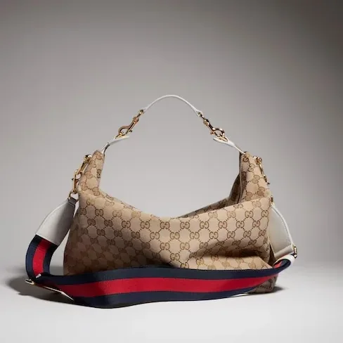 Gucci Brera Medium Crossbody Bag / Sand/ Dark Brown Gold Hardware A00B4O FAFV9 9664 Gucci Brera Medium Crossbody Bag / Sand/ Dark Brown Gold Hardware A00B4O FAFV9 9664