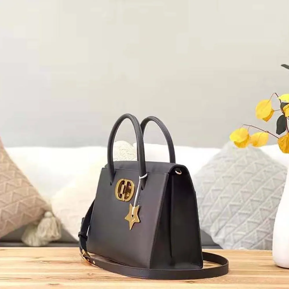 Dior Large ST Honore Tote Black Grained Calfskin for Women Dior Large ST Honore Tote Black Grained Calfskin for Women