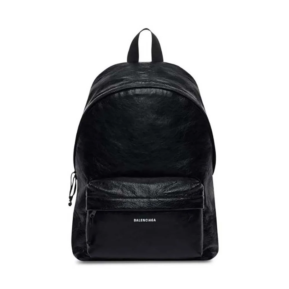 Balenciaga Explorer Backpack in Black Arena Lambskin for Men Balenciaga Explorer Backpack in Black Arena Lambskin for Men