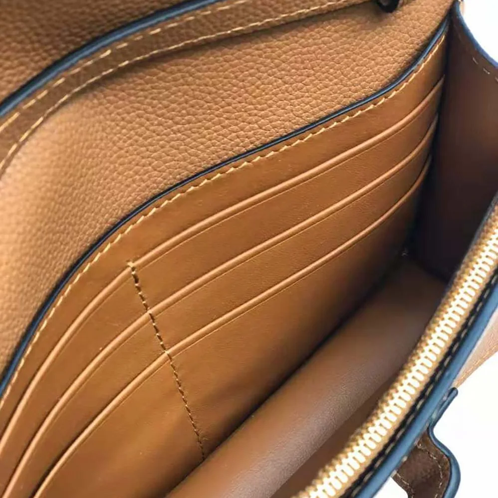 Loewe Mini Barcelona Soft Bag in Soft Grained Calfskin for Women in Brown