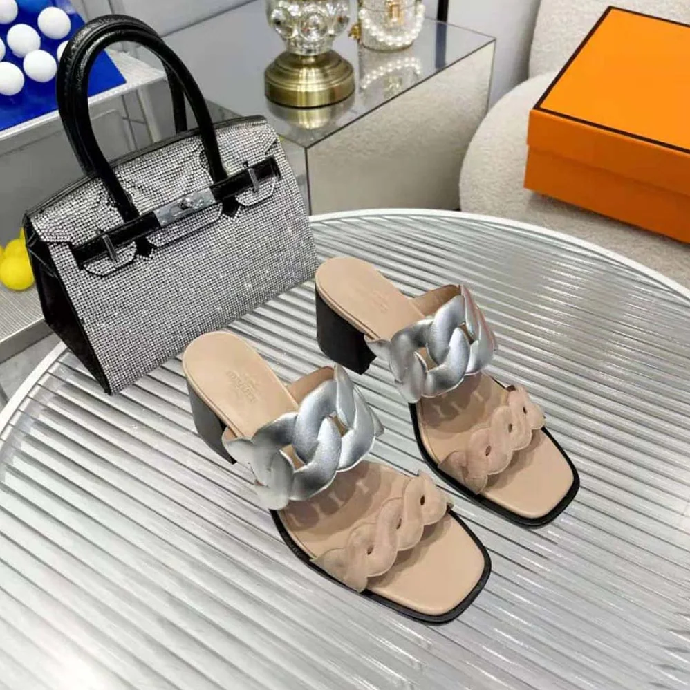 Hermes Gaby 60 Sandal in 6 cm High Heel for Women in Beige Hermes Gaby 60 Sandal in 6 cm High Heel for Women in Beige
