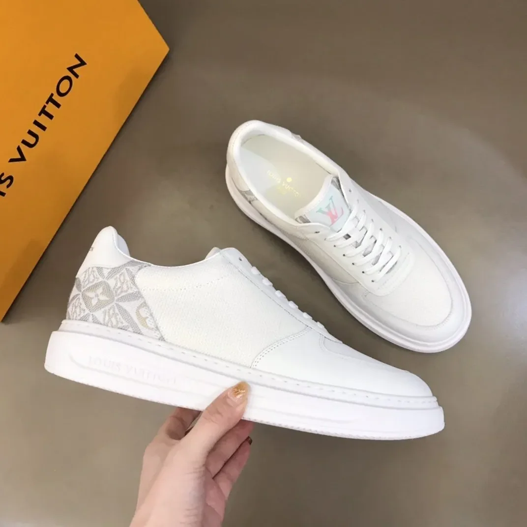 Louis Vuitton Rivoli Sneaker Monogram Metallic Canvas White Louis Vuitton Rivoli Sneaker Monogram Metallic Canvas White