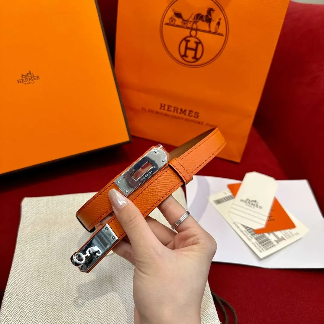 Hermes Kelly 18 Belt Brown Hermes Kelly 18 Belt Brown