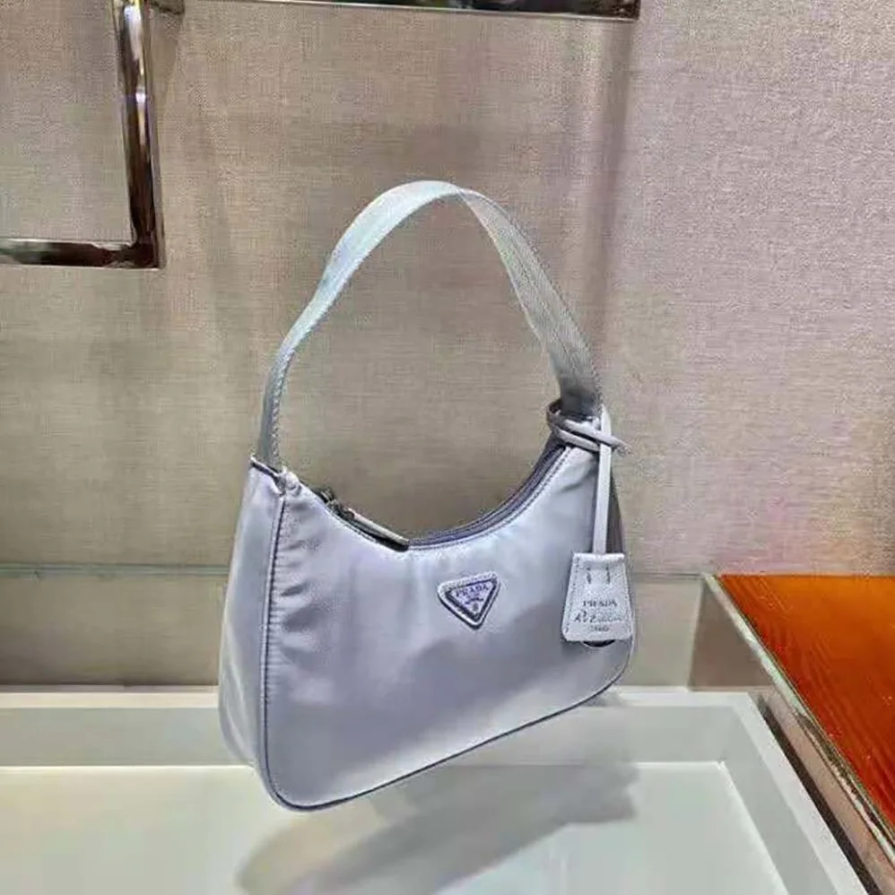 Prada Re-Nylon Re-Edition 2000 Mini-Bag for Women in Silver
