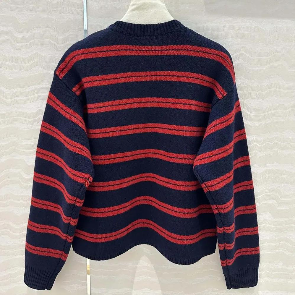 Miu Miu Shetland Wool Crew for Women in neck Sweater