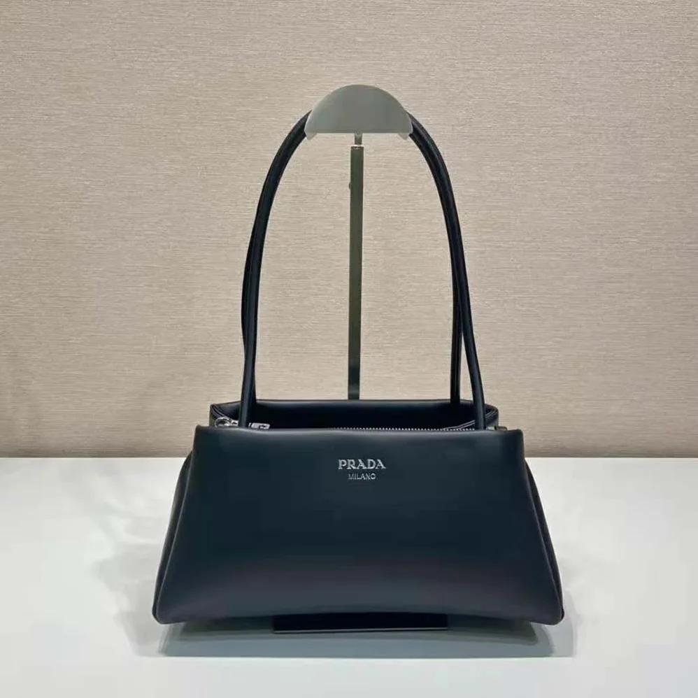 Prada Small Leather Bag for Women in Black Prada Small Leather Bag for Women in Black