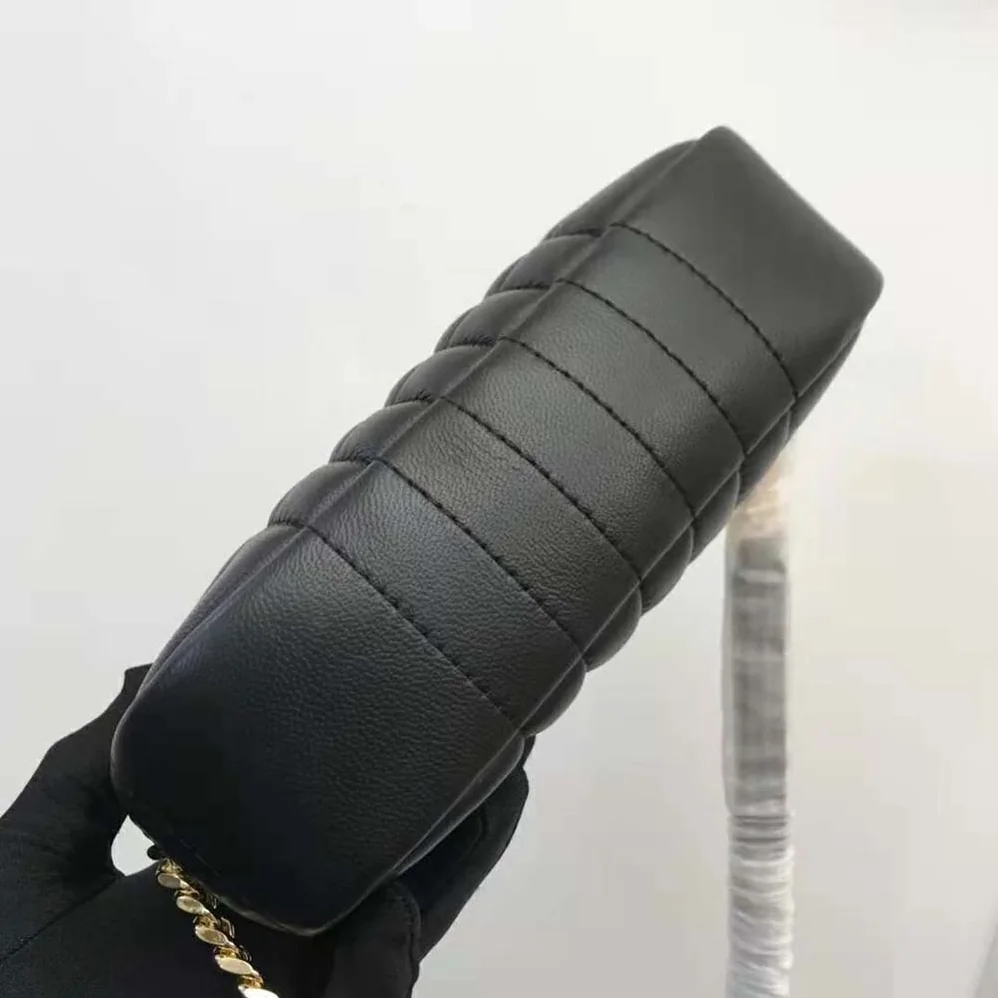 Burberry Mini Quilted Lambskin Lola Camera Bag for Women in Black Burberry Mini Quilted Lambskin Lola Camera Bag for Women in Black