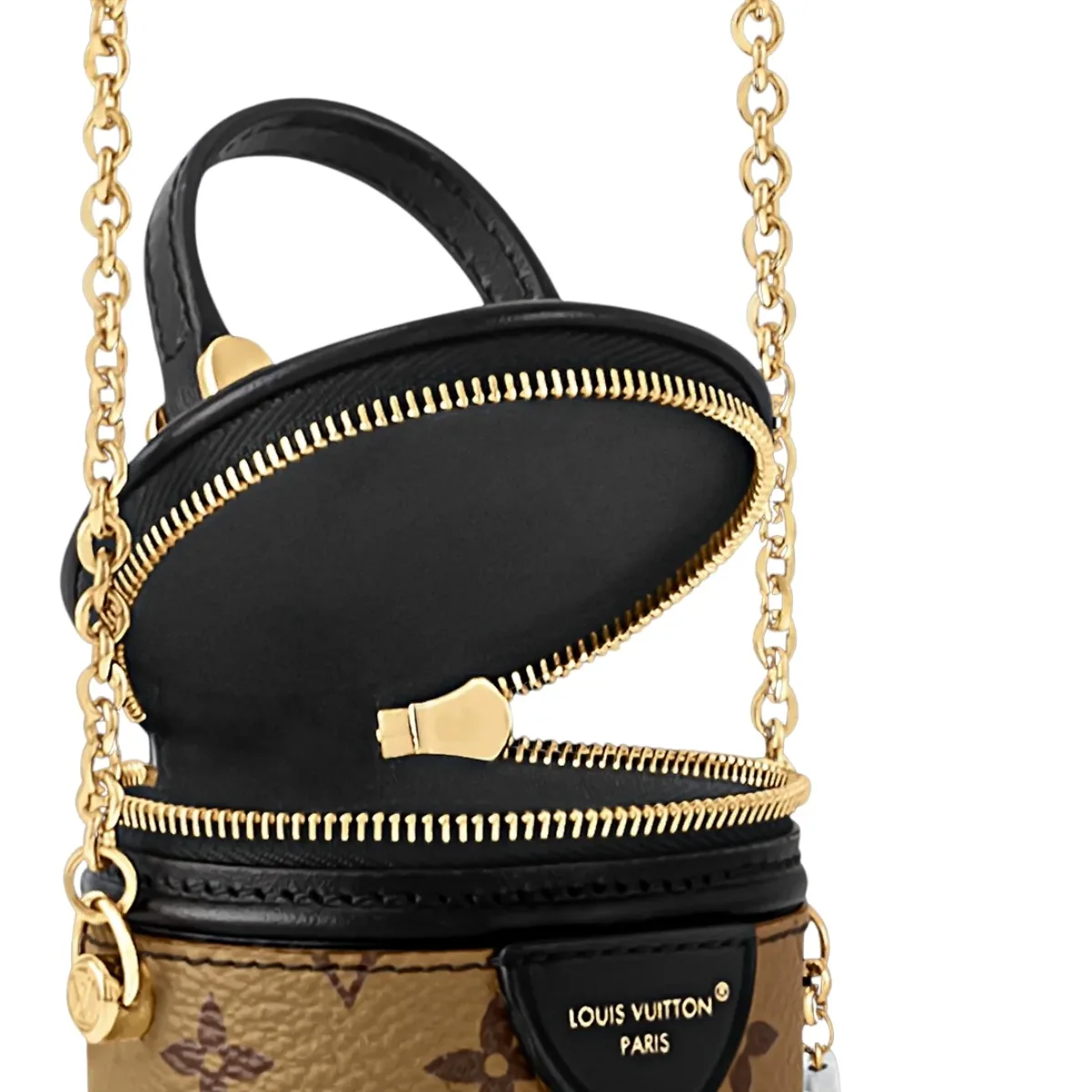 Louis Vuitton Animogram Micro Cannes Top Handle Bag in Brown Gold Hardware