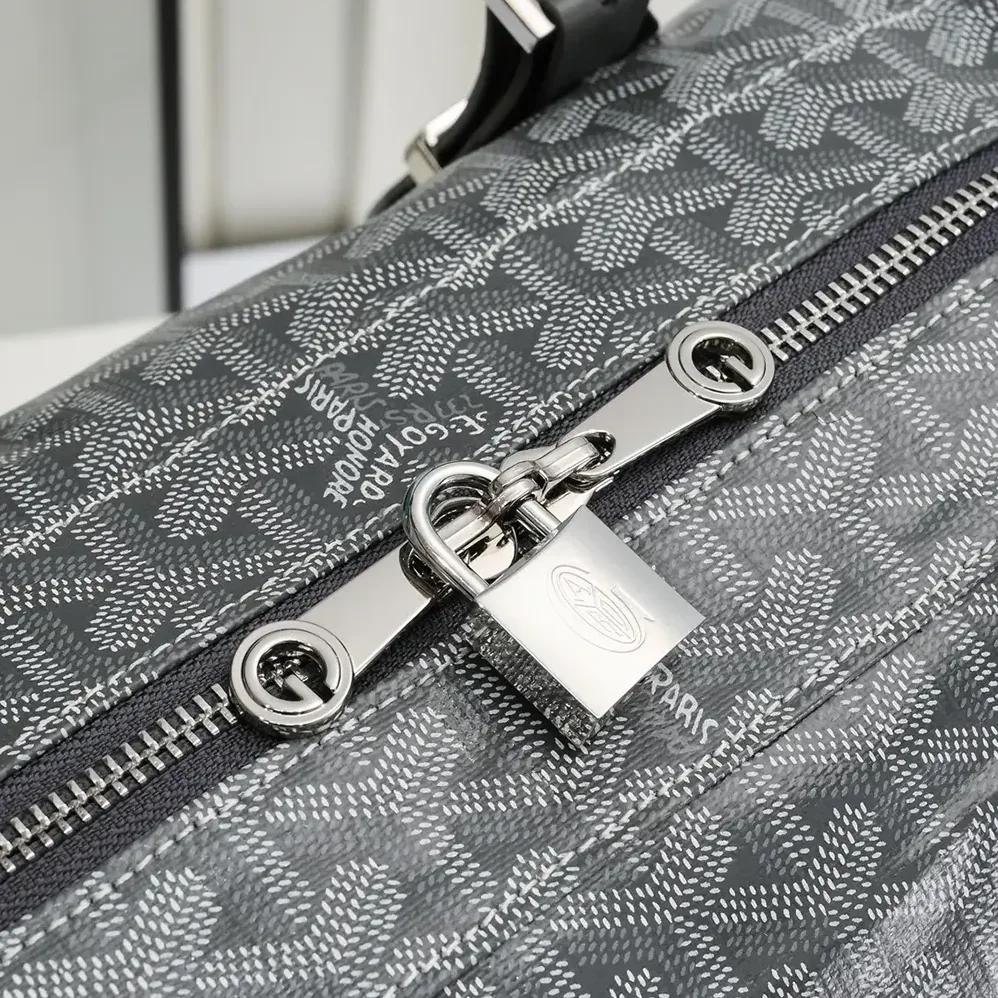 Goyard Boston 50 Bag for Unisex in Grey Goyard Boston 50 Bag for Unisex in Grey