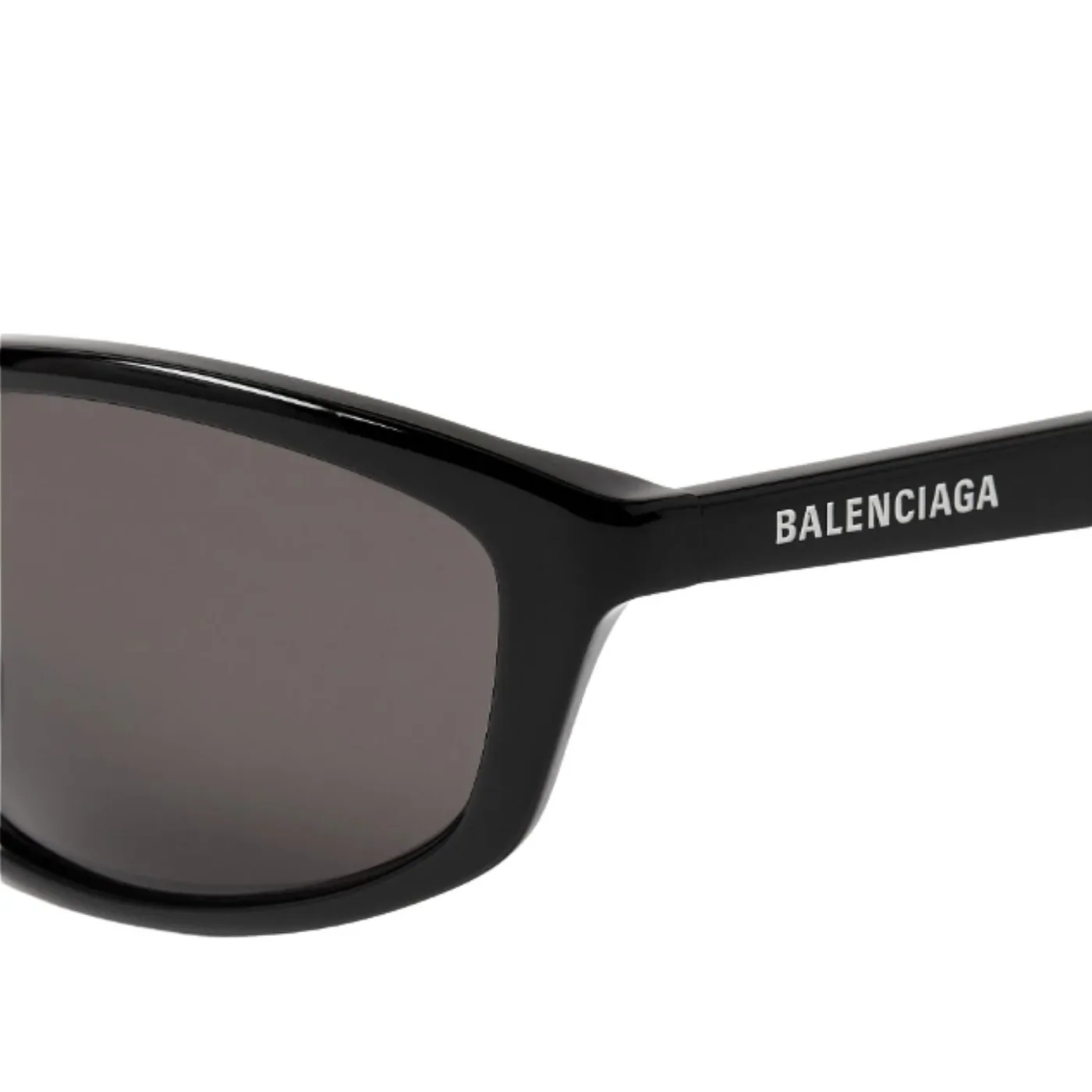 Balenciaga Sporty Wraparound Sunglasses Matte Black Balenciaga Sporty Wraparound Sunglasses Matte Black
