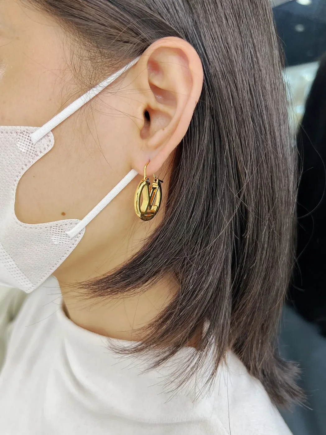 Louis Vuitton Louise PM Earrings Gold