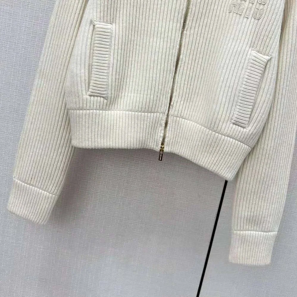 Miu Miu Wool and Cashmere Knit Cardigan-MMF846 for Women Miu Miu Wool and Cashmere Knit Cardigan-MMF846 for Women