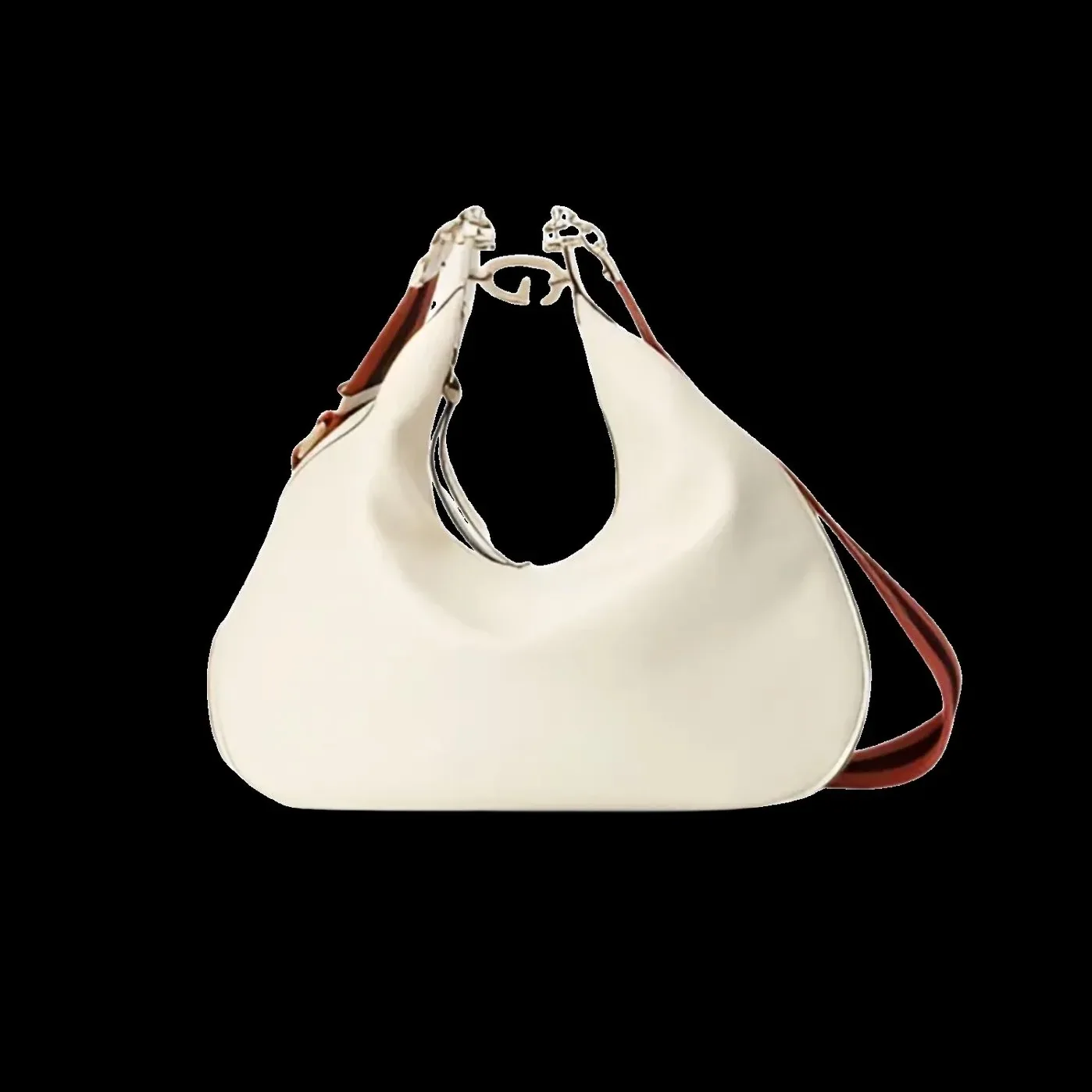 Gucci Atache Large Shoulder Bag White Gucci Atache Large Shoulder Bag White