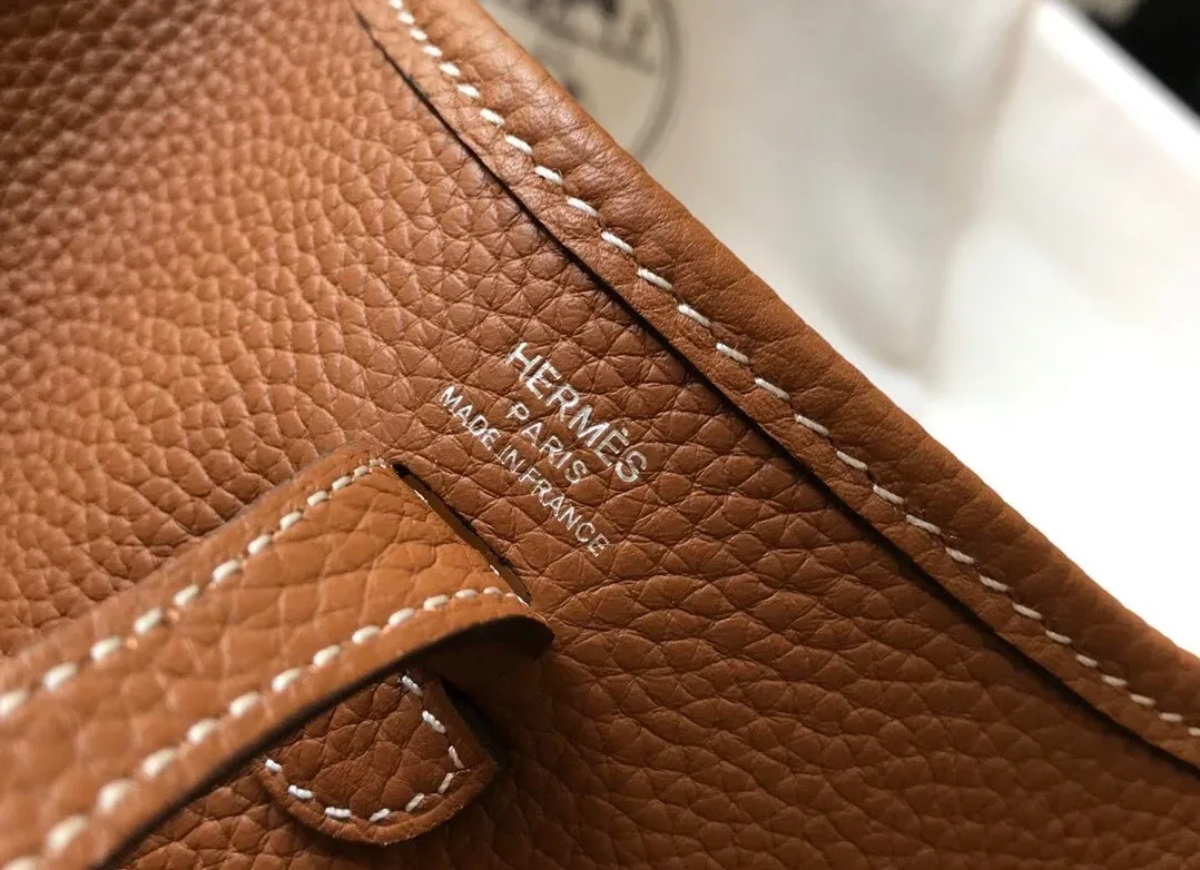 Hermes Evelyne 16 Amazone Shoulder Bag in Brown Palladium Hardware