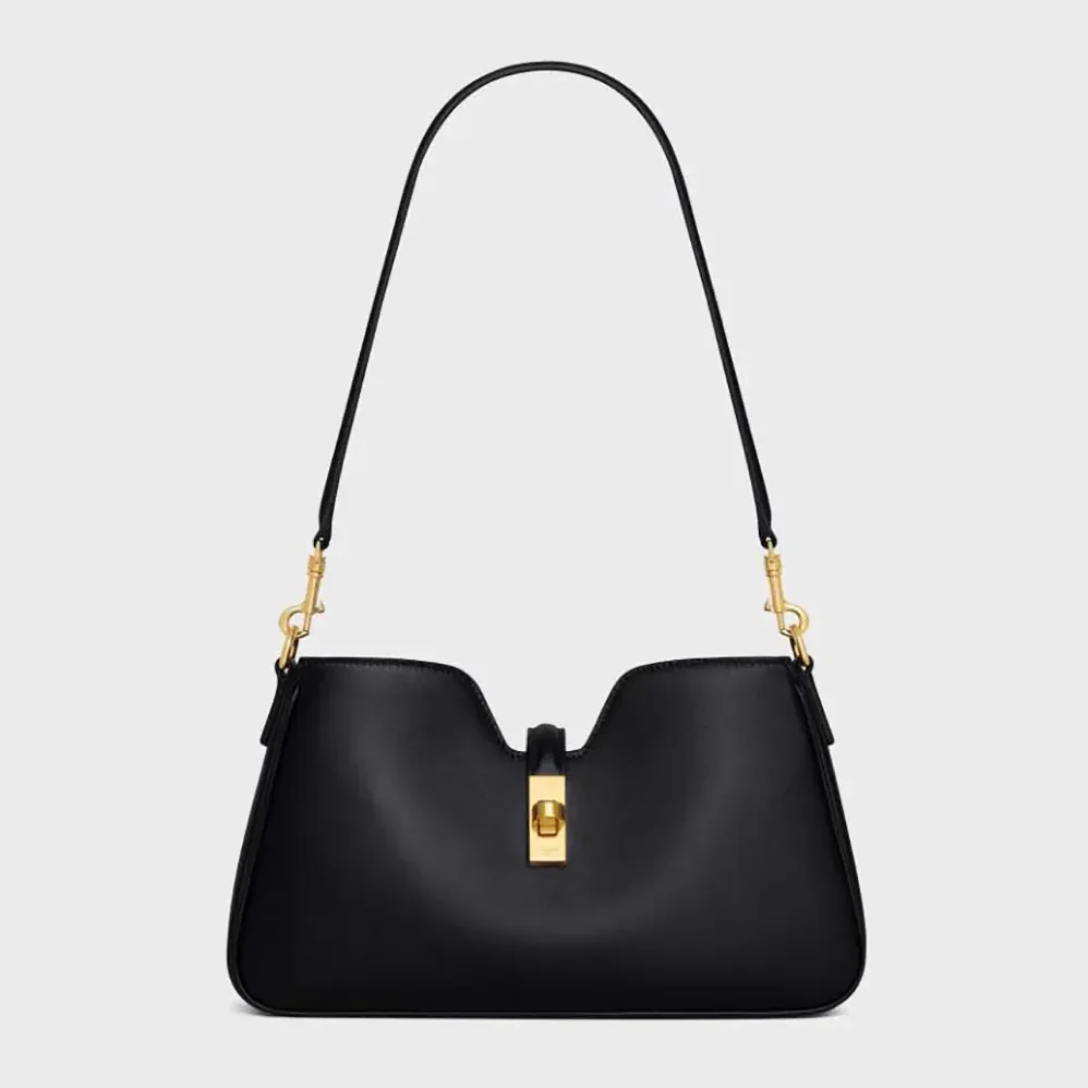 Celine Shoulder Camille 16 Soft In Smooth Calfskin for Women in Black Celine Shoulder Camille 16 Soft In Smooth Calfskin for Women in Black