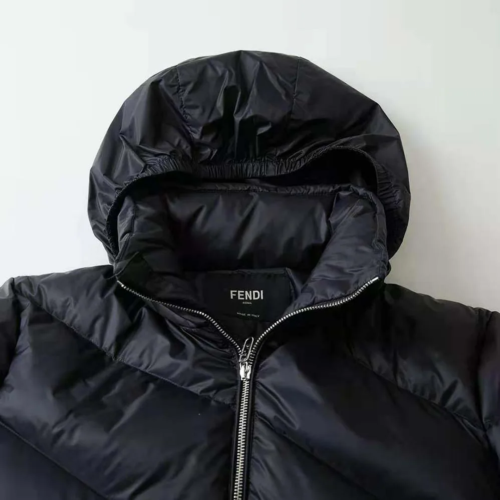 Fendi Down Jacket Black Nylon Down-FY0178AQJ9F0QA1 for Men Fendi Down Jacket Black Nylon Down-FY0178AQJ9F0QA1 for Men