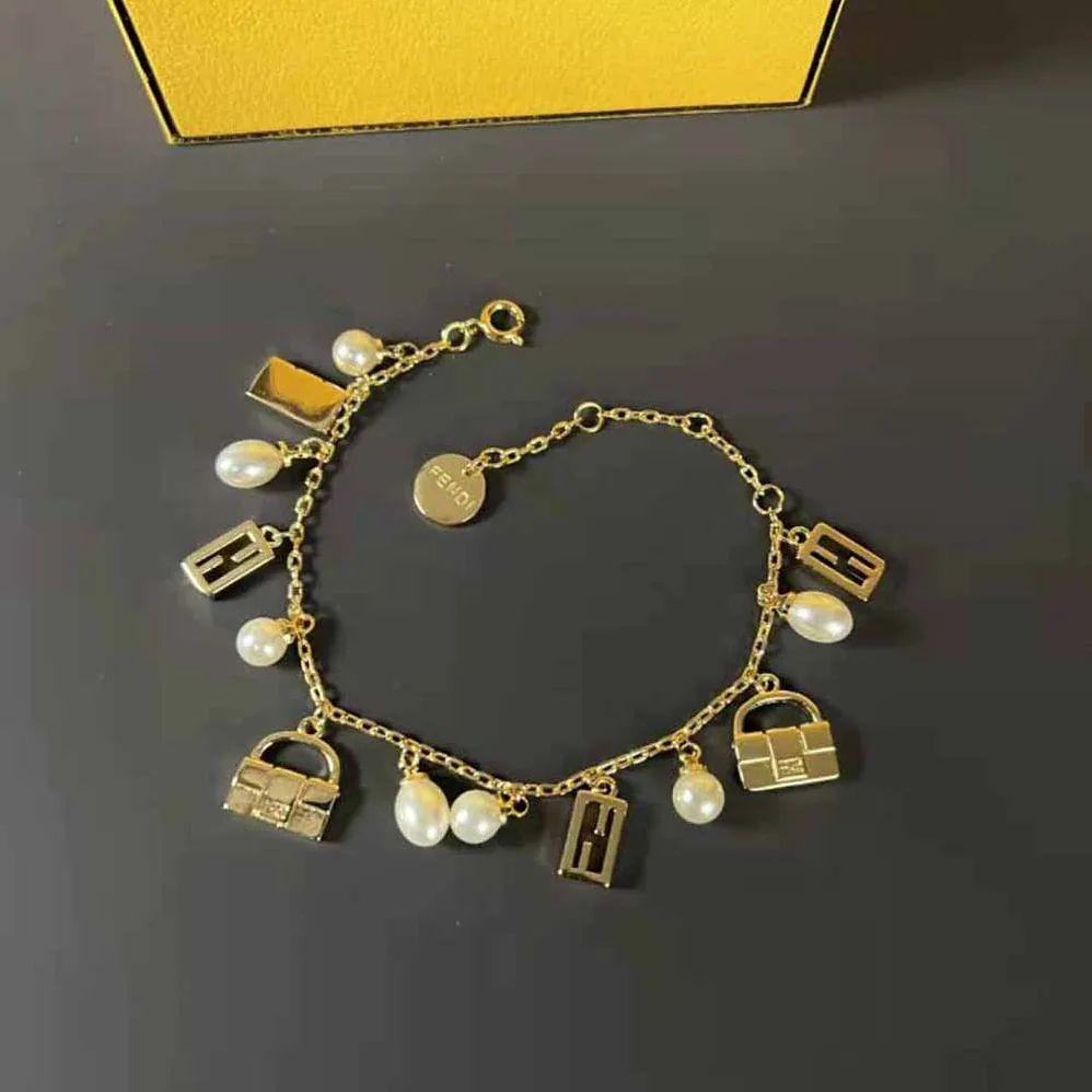 Fendi Baguette Bracelet Gold for Women in colored Fendi Baguette Bracelet Gold for Women in colored