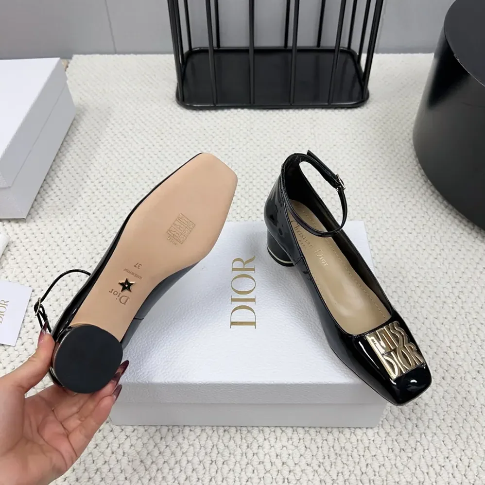 Dior Miss Dior Pump Black Patent Calfskin for Women Dior Miss Dior Pump Black Patent Calfskin for Women