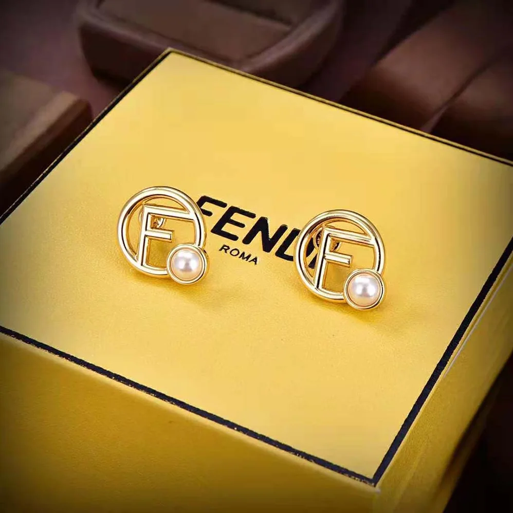 Fendi F is Fendi Earrings Gold for Women in colored Metal Fendi F is Fendi Earrings Gold for Women in colored Metal