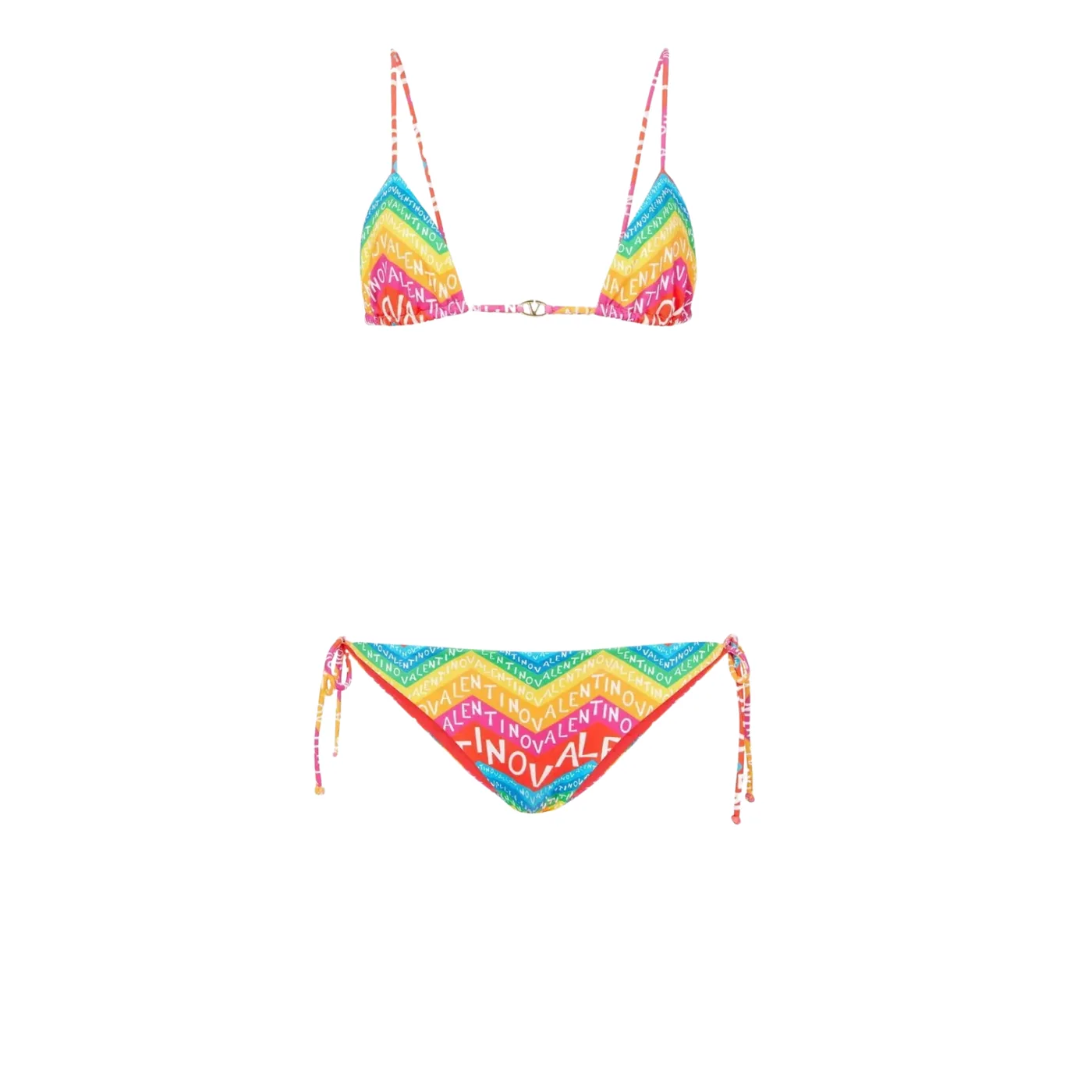 Valentino Chevron Lycra 24 Bikini Multicolor