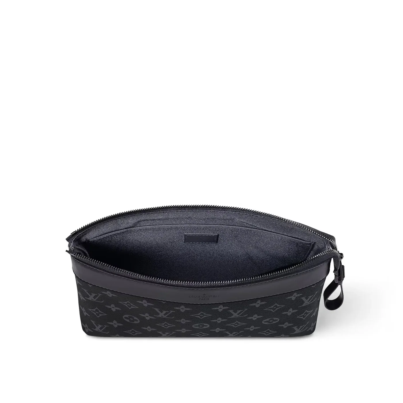Louis Vuitton Pochette Voyage Souple Pouch / Black Monogram Eclipse Balck Hardware Louis Vuitton Pochette Voyage Souple Pouch / Black Monogram Eclipse Balck Hardware