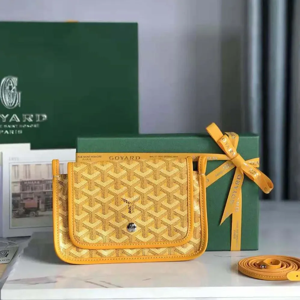 Goyard Plumet Pocket Wallet for Women in Yellow