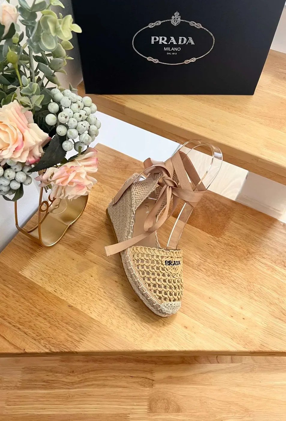 Linen Espadrille Wedge Sandals Beige Linen Espadrille Wedge Sandals Beige