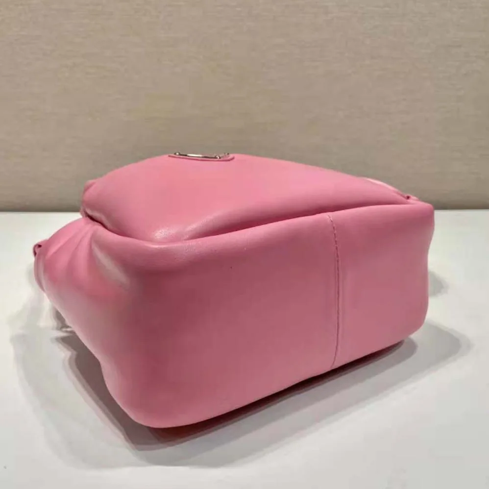 Prada Small Padded Prada Soft Nappa-Leather Bag for Women in Pink