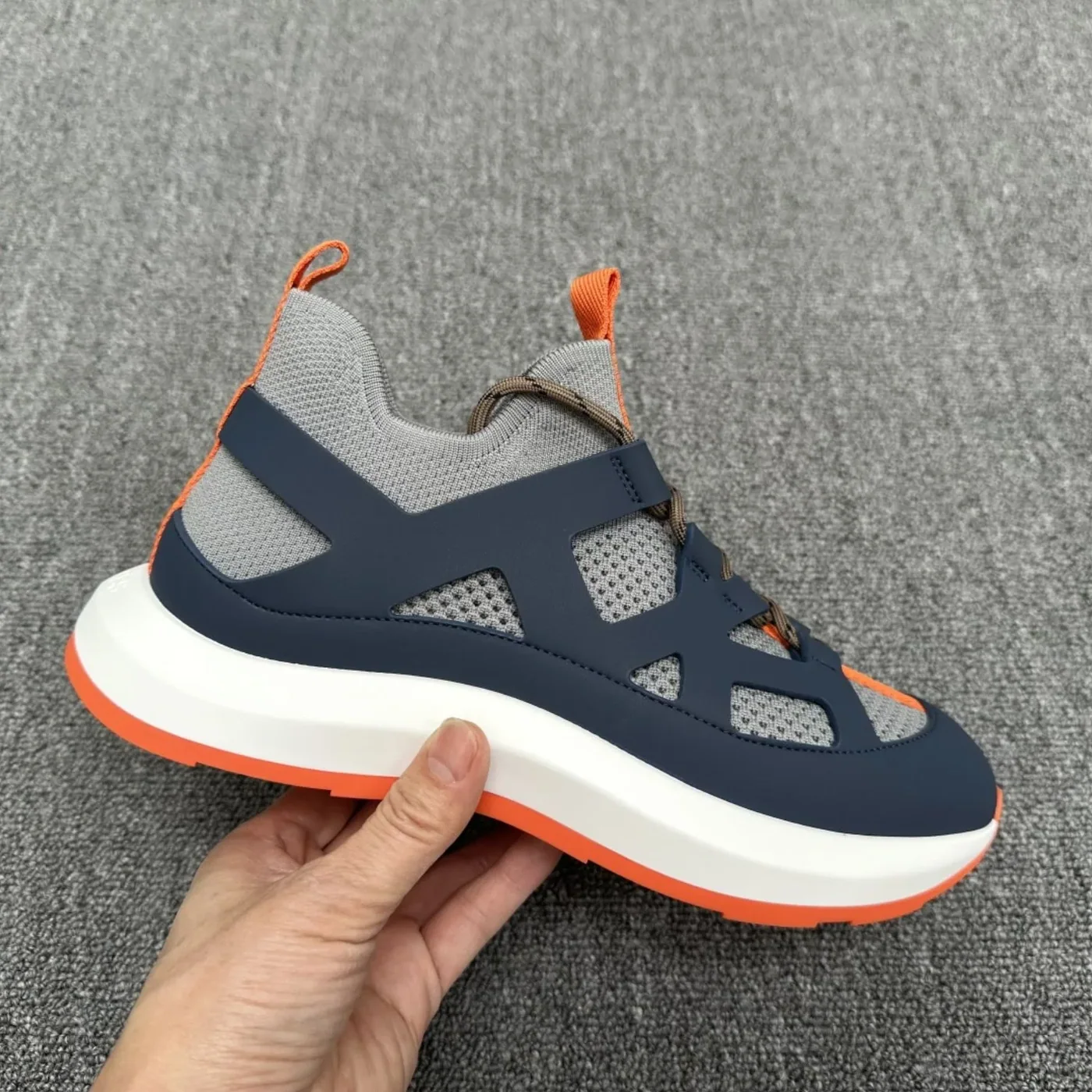 Hermes Katana Sneakers Gris Silex Hermes Katana Sneakers Gris Silex
