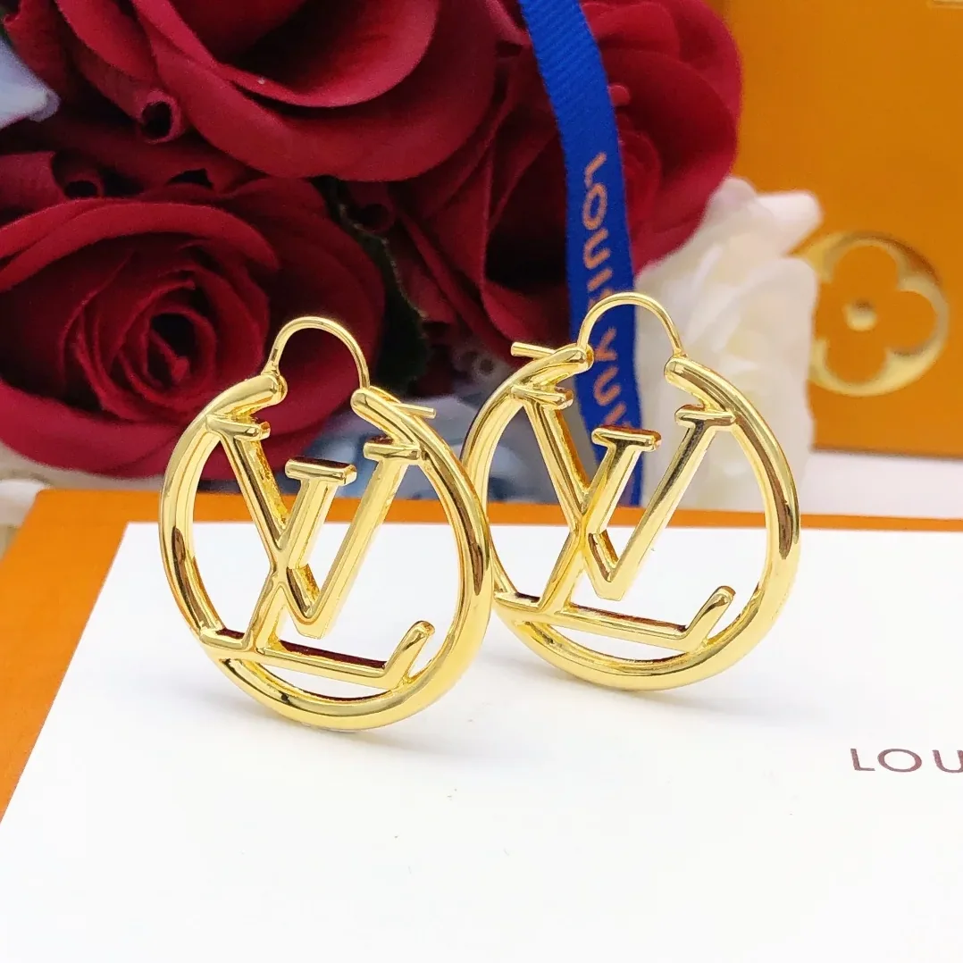 Louis Vuitton Latest Earrings Gold
