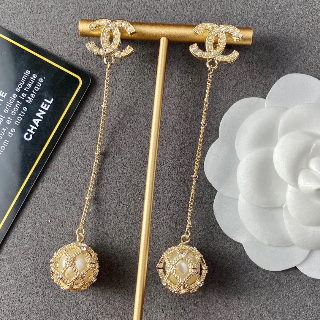 Long Earrings Gold Long Earrings Gold