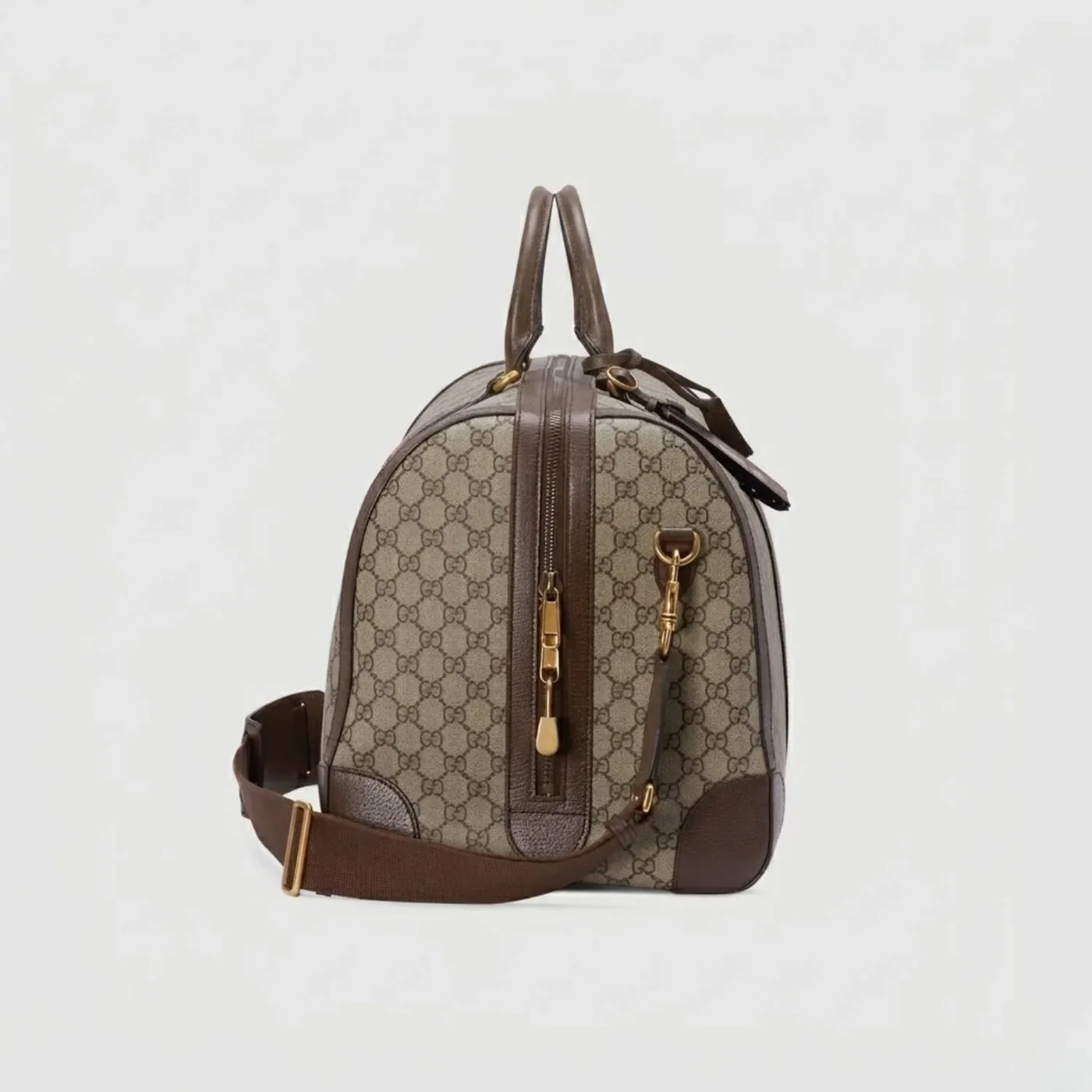 Gucci Savoy Large Duffle Bag in Beige Gold Hardware Gucci Savoy Large Duffle Bag in Beige Gold Hardware