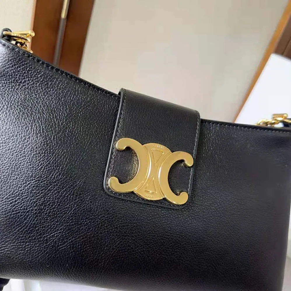 Celine Medium Wiltern Bag in Smooth Calfskin for Women in Black