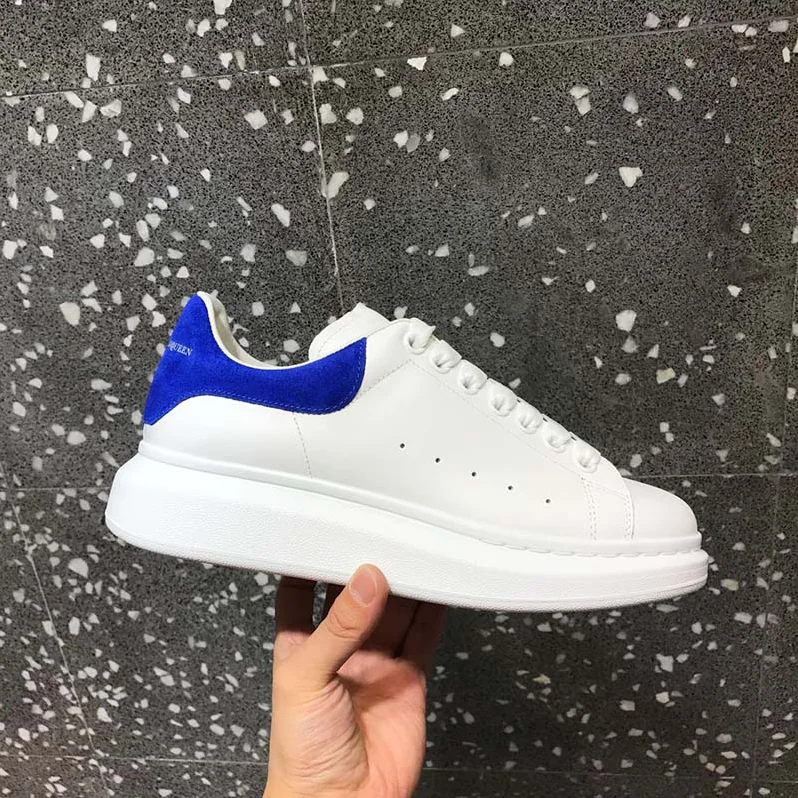 Alexander McQueen Oversized Sneaker Shoes for Women in Navy Blue Alexander McQueen Oversized Sneaker Shoes for Women in Navy Blue