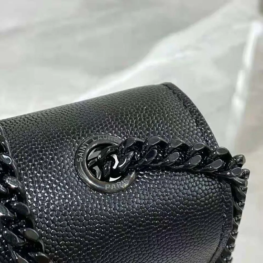 Saint Laurent YSL Kate Medium in Grain DE Poudre Embossed Leather for Women