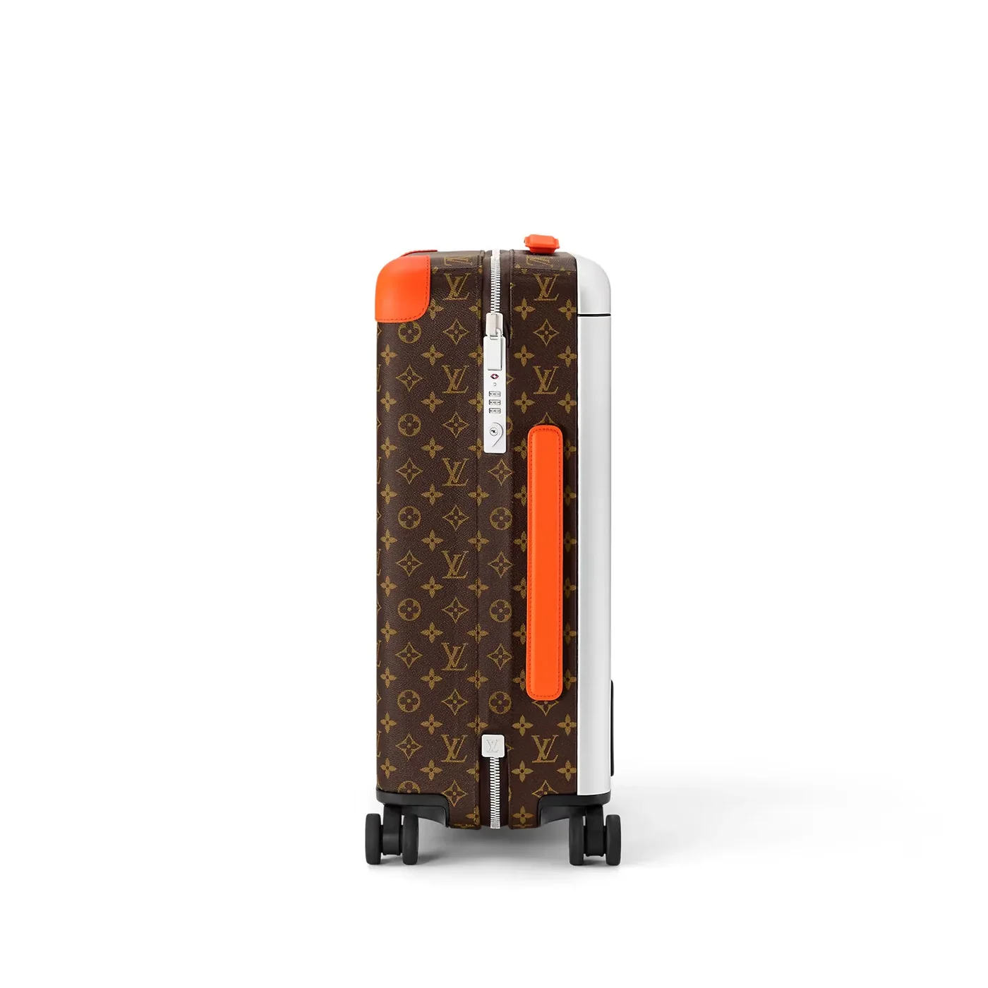 Louis Vuitton Horizon 55 Suitcase in Brown/ Orange Silver Hardware Louis Vuitton Horizon 55 Suitcase in Brown/ Orange Silver Hardware