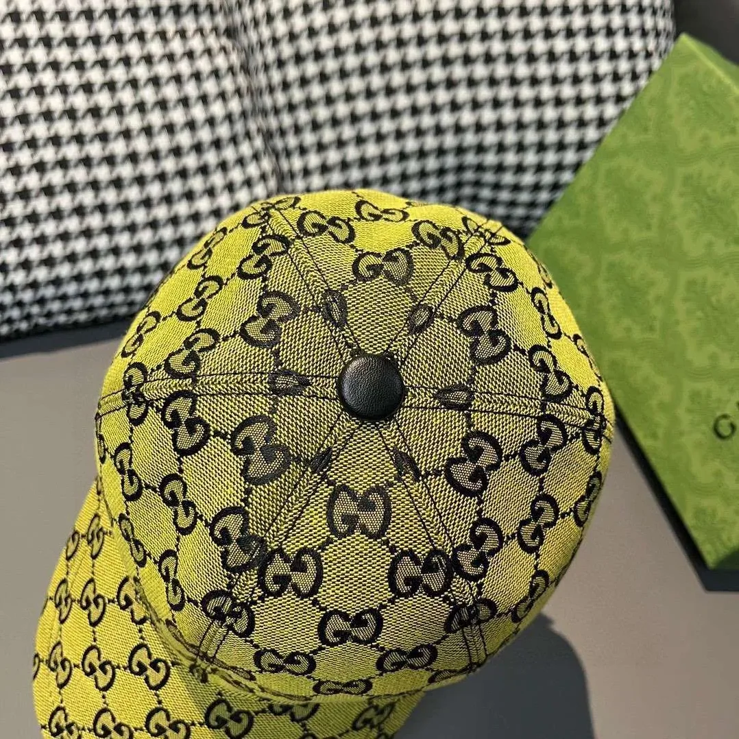 Gucci Baseball Hat Yellow