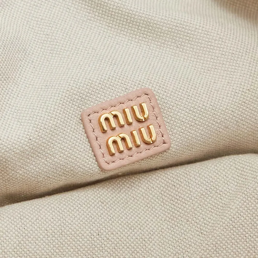 Miu Miu Ivy Sequin Mesh Bag Powder Pink for Women Miu Miu Ivy Sequin Mesh Bag Powder Pink for Women