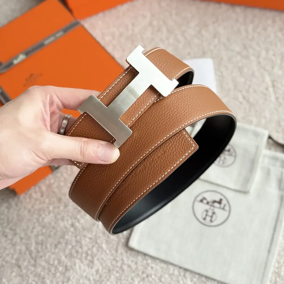 Hermes Constance Belt Buckle & Reversible Leather Strap 38 mm for Unisex