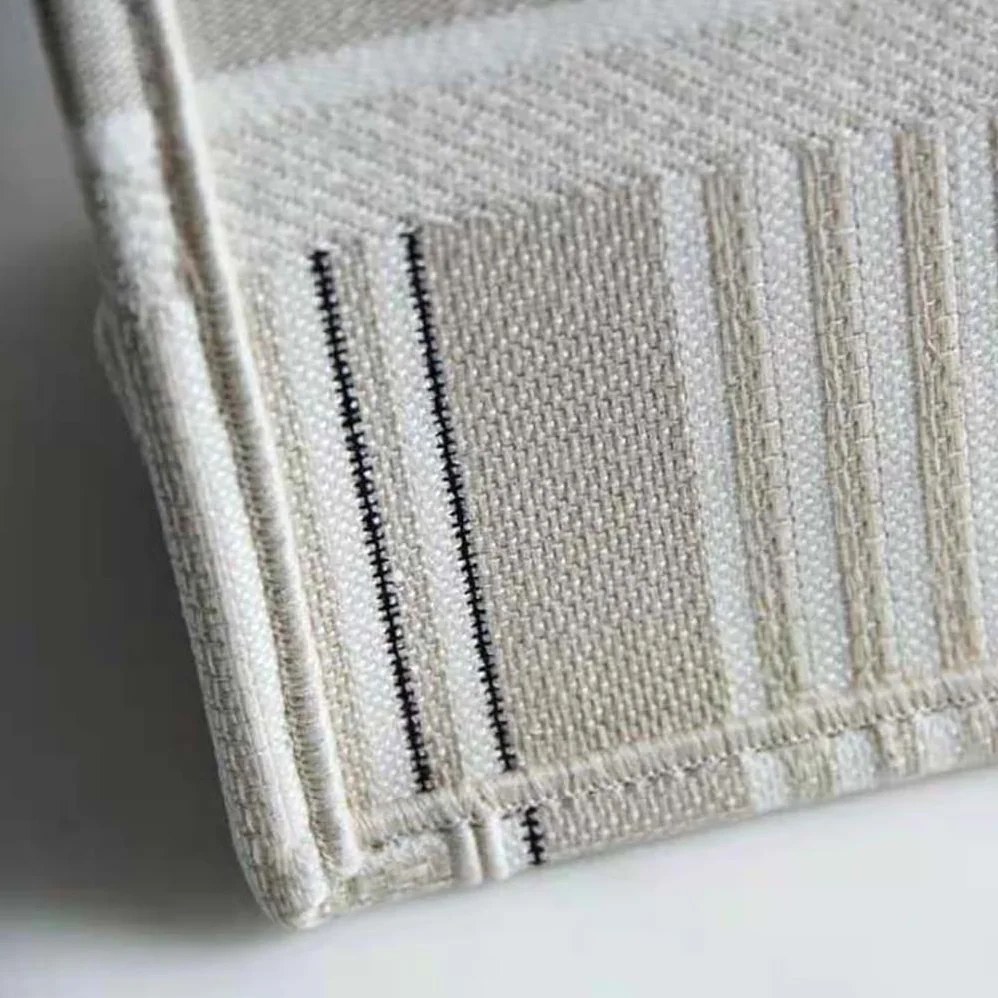 Dior Dior Book Tote Beige Stripes Embroidery for Women Dior Dior Book Tote Beige Stripes Embroidery for Women
