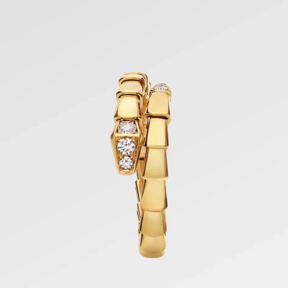 Bvlgari Serpenti Viper Ring Yellow Gold Bvlgari Serpenti Viper Ring Yellow Gold